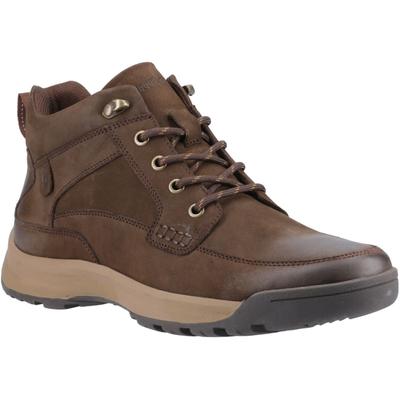 Hush Puppies Vernon Herren Leder Stiefeletten in Braun Image