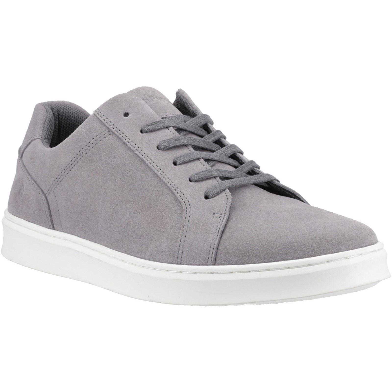 Hush Puppies Madden Herren Sneaker Aus Veloursleder In Grau