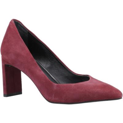 Hush Puppies Olivia Wildleder Damen Bordeaux runde Pumps Image