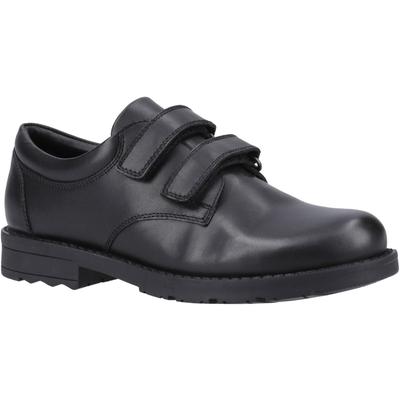 Hush Puppies Barry Junior Lederschuhe Für Jungen In Schwarz Image
