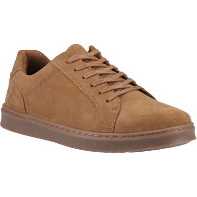 Hush Puppies Madden Herren Wildleder Turnschuhe In Beige Image
