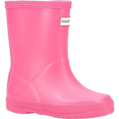 Hunter Kids First Matte Gummistiefel In Leuchtendem Pink Image