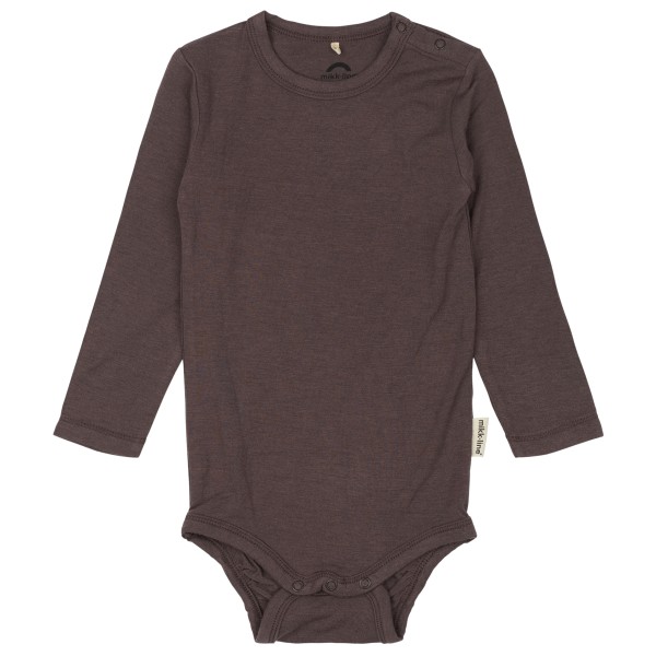Mikk-Line - Kid's Wool/Bamboo L/S Body - Merinounterwäsche Gr 74 braun