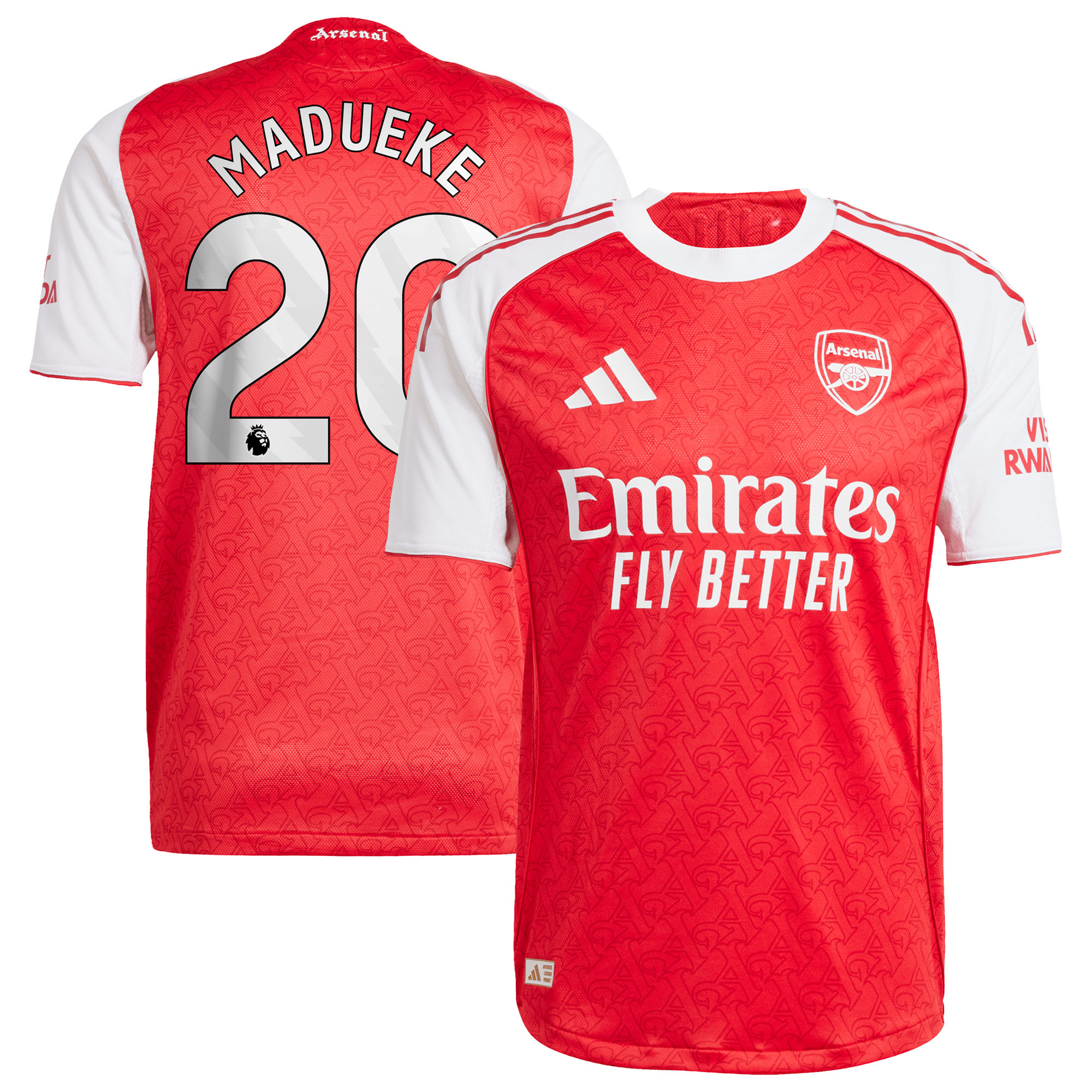 Maillot Domicile Arsenal adidas 2025-26 Authentique avec flocage Madueke 20
