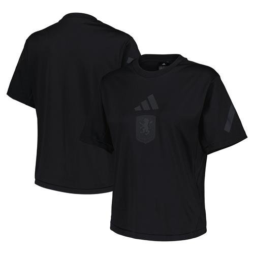 Aston Villa adidas Travel Z.N.E T-Shirt - Black Womens