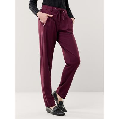 Walbusch Damen Jersey-Hose Stretch & Relax Rot Image
