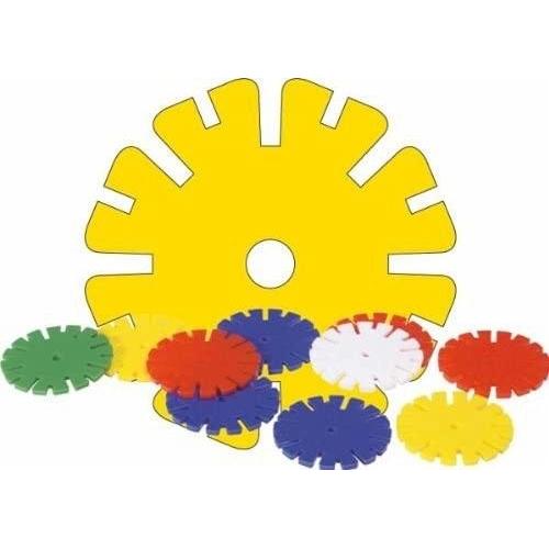 LENA® 35890 - Rondi 45 KIGA, Steckbausteine, Steckspiel, 45mm Ø, 500g - Simm