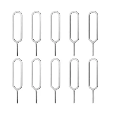 1/10/100 stücke Sim Karte Tray Pin Schlüssel Auswerfen Entferner Werkzeuge Nadel Opener Auswerfer Für Smartphone iPhone Huawei Samsung Telefon Zubehör
