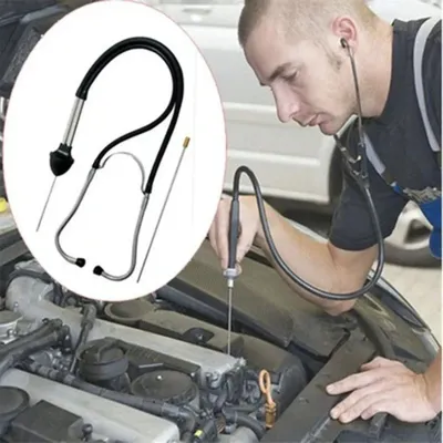1pc Auto Cylinder Stethoscope, Mechanics Stethoscope Car Engine Block Diagnostic Automotive Engine Hearing Tool Car Detection