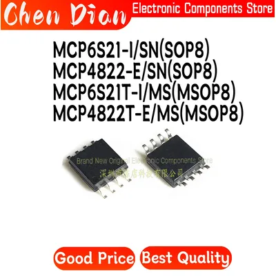 MCP6S21-I/SN T-I/MS -I/MS M8 8MCP4822 MCP4822-E/SN Image