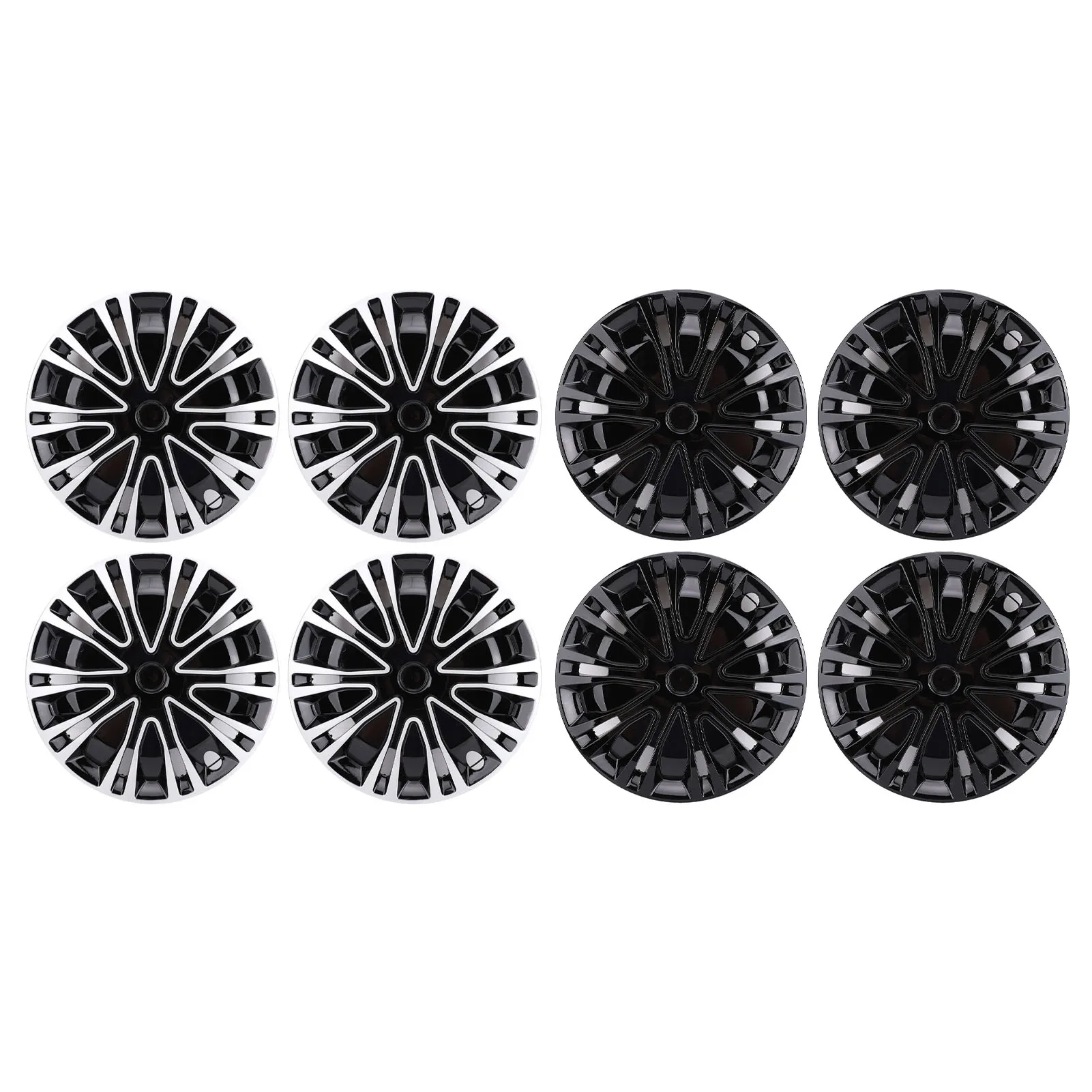 Coprimozzo ruota da 4 pezzi Coprimozzo da 15 pollici Protezione completa Look elegante Vestibilità universale Snap On R15 Coprimozzo per la maggior parte delle auto Camion SUV