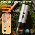 Macchina da caffè portatile Display digitale Mini macchina da caffè a capsule Macchina da caffè portatile 3 in 1 per caffè espresso per casa, campeggio e auto