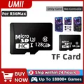 Scheda di memoria AISLPC Scheda SD per console per videogiochi portatile retrò R36Max Sistema Linux Lettore portatile Console di gioco per ragazzi da 128 GB