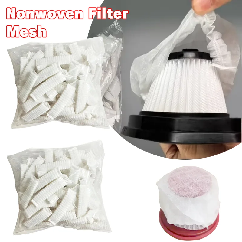 Einweg Home Staubsauger Filter Schutzhülle Langlebig Mesh Net Staub Sammlung Filter Abdeckung Zubehör Waschbar Image