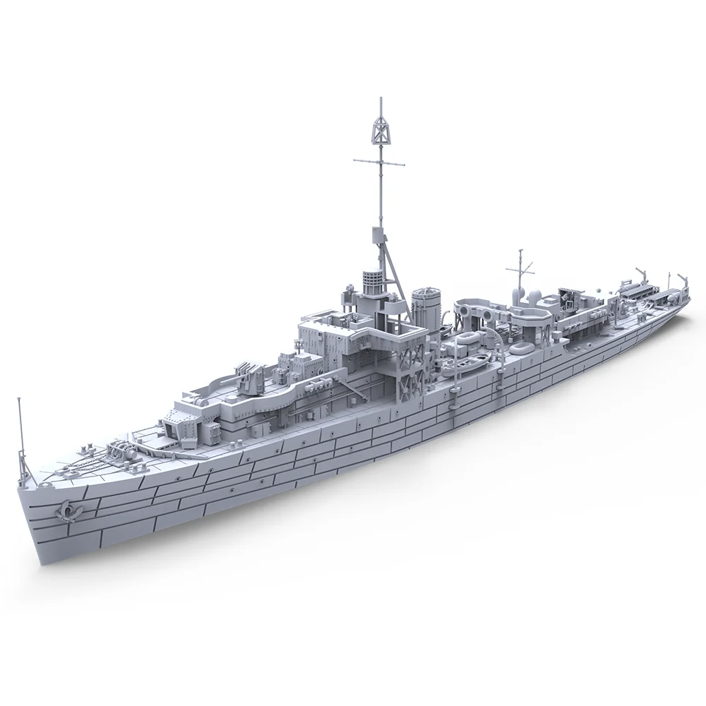 SSMODEL SSC630 1/350 1/700 Militärmodellbausatz HMS River Class Spey K246 Fregatte voller Rumpf Image