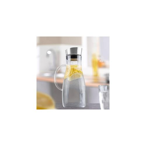 Haushalt International Wasserkaraffe mit Henkel 1,2 l mit Ausgießer, spülmaschinengeeignet