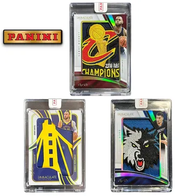 Panini Immaculate Lebron James Stephen Curry Zach Lavine Diy Homemade Basketball Star Trading Cards Birthday Gift Collection