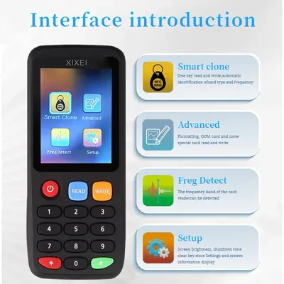 New X7 Writer Duplicator Reader 125KHz 13.56MHz NFC Smart Card Key Machine Copier Clone Programmer