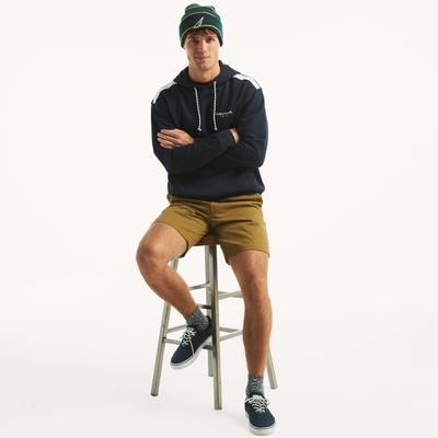 Nautica Men's Pullover Fleece Hoodie Stellar Blue Heather, XS