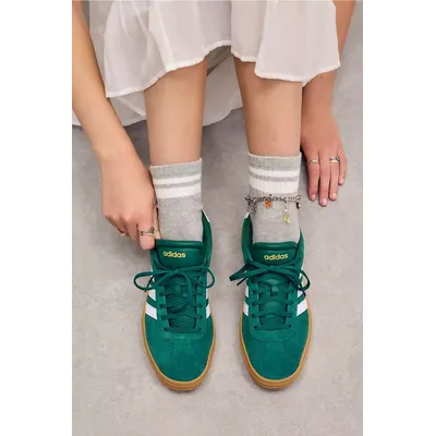 adidas Green VL Court Bold Trainers - Green Shoe UK 7 at Urban Outfitters