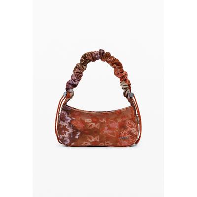 Medium floral texture crossbody bag