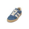 Sneaker MARC O'POLO "mit Teddyfell-Akzenten", Damen, Gr. 37, schwarz cloudless blau, beige, Obermaterial: 55% Leder (Rind), 45% Polyurethan, unifarben, Schuhe