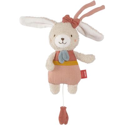 Spieluhr FEHN "fehnNATUR, Hase", bunt, Spieluhren, KinderB:17cm H:27cm, mit herausnehmbarem Spielwerk, B:17cm H:27cm