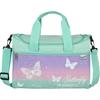 Sporttasche SCOOLI "Butterfly Wishes", Kinder, Gr. B/H/T: 35cm x 23cm x 16cm, rosa (butterfly wishes), Polyester, Taschen