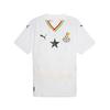 Trainingsshirt PUMA "Ghana 2025 Heimtrikot Herren", Herren, Gr. M, gelb (weiß pelé gelb), Obermaterial: 100% Polyester; Kragen: 97% Polyester, 3% Elasthan; Rippe: 100% Polyester, bedruckt, regular fit, V-Ausschnitt, Kurzarm, Shirts