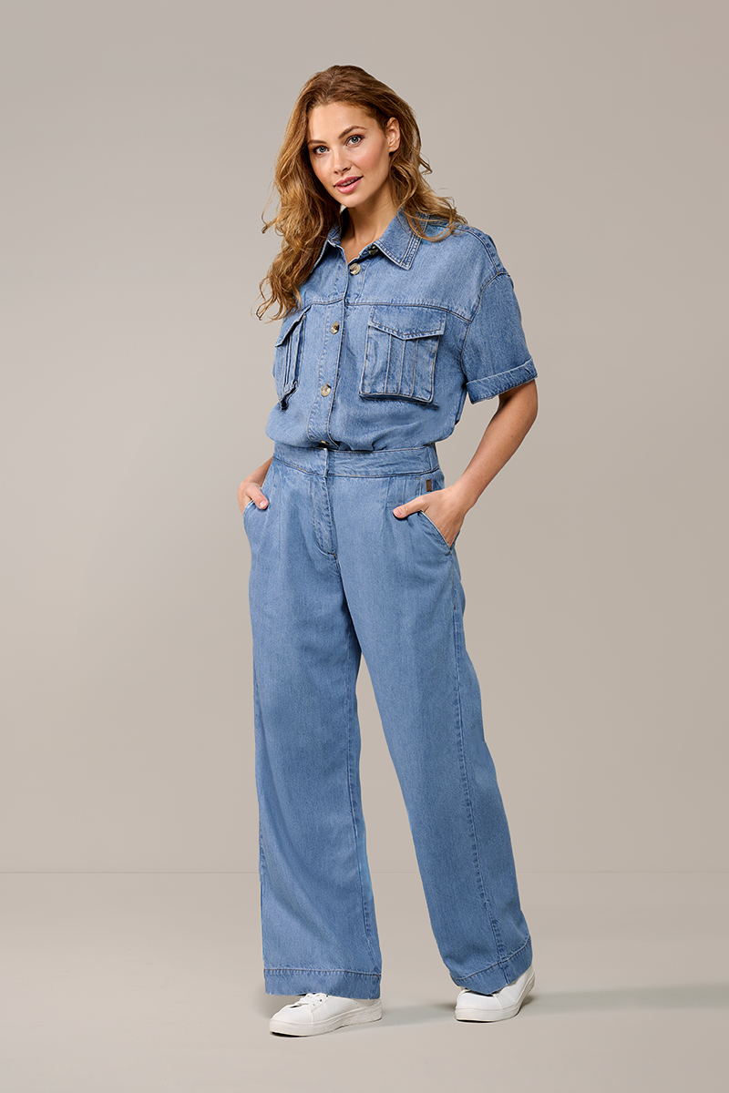 Bluse Lina Denim Blau Image