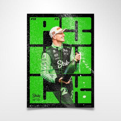 Kick Sauber Nico Hülkenbergs erstes Podiumsposter Image