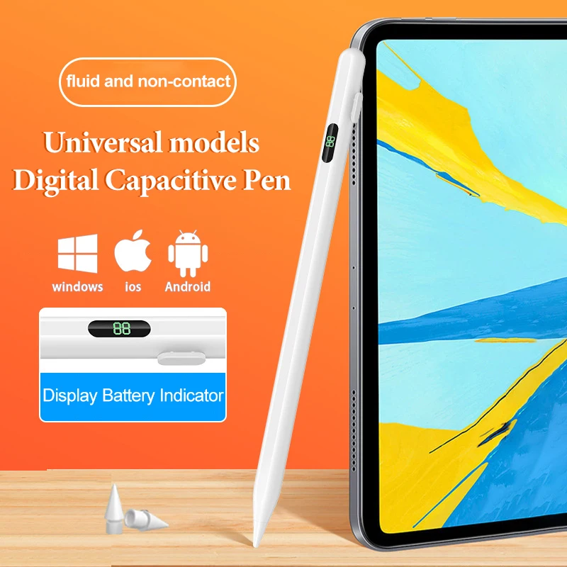 Stylo tactile capacitif universel pour tablette et stylet Mobile pour Smartphone, crayon tactile pour étui à crayons pour téléphone portable