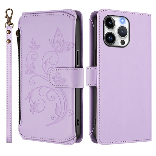 Handy Hülle Handyhüllen Für iPhone 17 Pro Max 17 Air 16 Pro Max Plus 16 15 14 Pro Max Plus 16e 13 Pro Max Mini 13 Mini Rückseite Mit Ständer Vollschutz Mit Handgelenkschlaufe Retro TPU PU-Leder Image