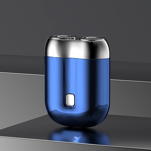 Taschenrasierer, USB-Minirasierer für Männer, Mini-Elektrorasierer mit Doppelkopf, ideales Geschenk für Männer, Freunde, Väter, Reisende und Geschäftsleute Image