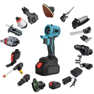 Brushless Lithium Multi-purpose Multi-functional Rechargeable Power Tools Set Home Tool Set Lithium Universal