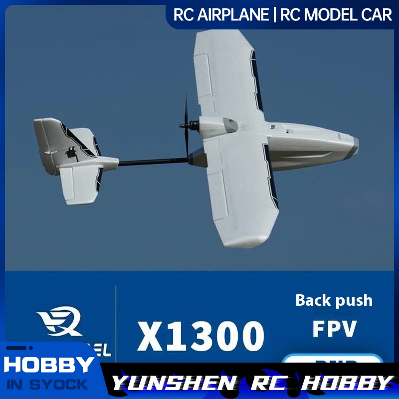 Xfly Neues Produkt X1300 Back Push Fpv Fixed Wing Carrier 4-Kanal Schnelle Installation reservierte Bildübertragungsposition Image