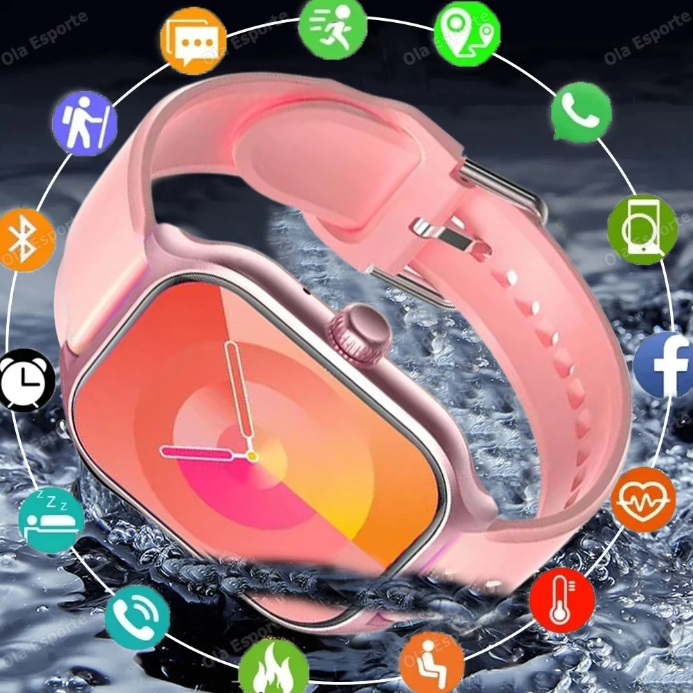 Neue BT Anruf Smart Uhr 2025, Gesundheits Monitor Bluetooth Anruf Remote Kamera EKG Monitor Wasserdichte Sport Smartwatch Für IOS Andriod Image