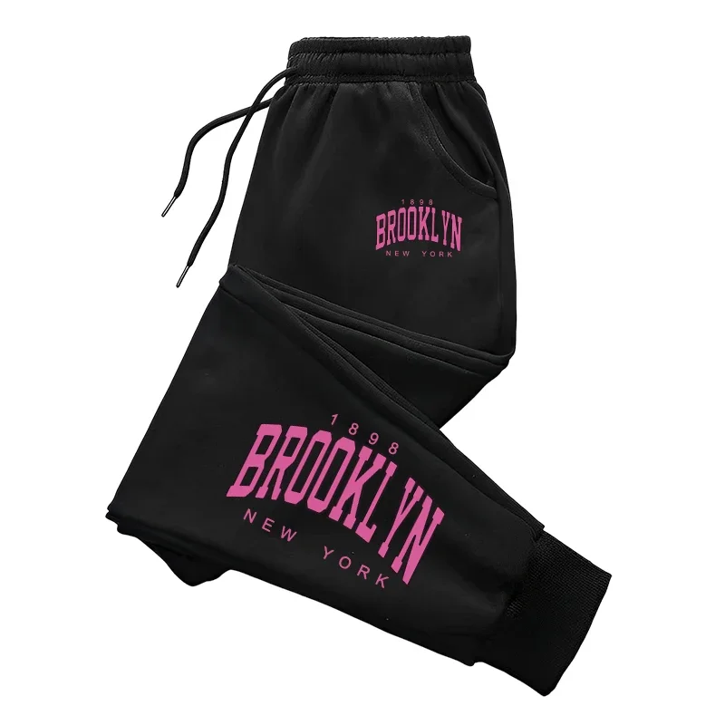 Casual Frauen Hosen Druck Büro Hause Hosen Mode Trainingsanzug Hosen Gym Sport Jogging Herren Hosen Straße Jogginghose Neue Image