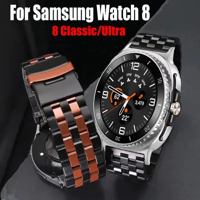 Armband für Galaxy Watch Ultra 1 2 47 mm Armband Metall Business Correa für Samsung Watch 8 40 44 mm 8Classic LTE Smartwatch Band
