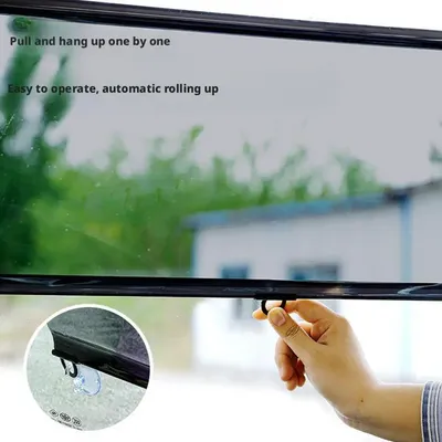 Truck Windshield Sunshade Telescopic Windshield Anti-UV Sunshade For Truck High-Definition Sun Protection Shade