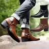 Retro-Chelsea-Stiefel für Herren, seitlicher Reißverschluss, Herren-Lederstiefel, wasserdicht, Herren-Stiefeletten, bequem, elegant, formelle Herrenschuhe 2025,
