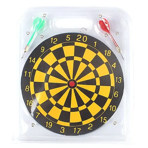 Dartscheiben-Set, kleines doppelseitiges professionelles Kinder-Dartset, Unterhaltungsspielzeug mit fliegender Nadel