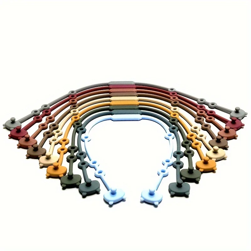 Anti-Drop-Kette aus Silikon für Schnuller, Schnullerhalter, tolles Geschenk zum Erntedankfest für Weihnachten, Halloween, Valentinstagsgeschenk Image