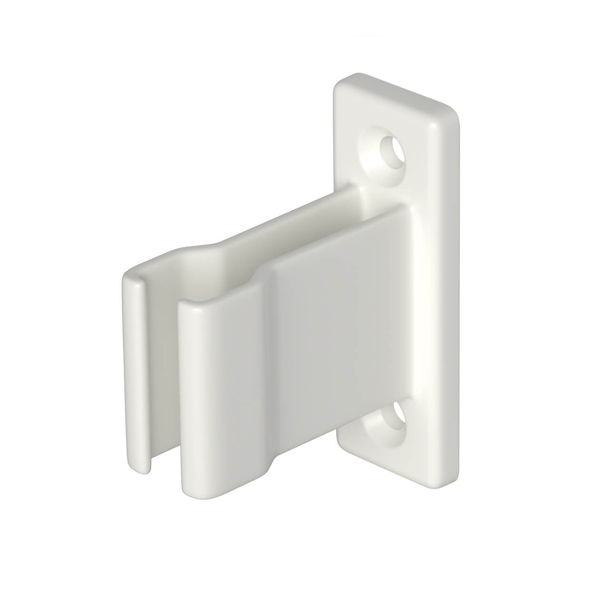 BAUHELD Rollladen Kurbelhalter Einfach 35mm Weiß Image