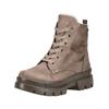 Schnürstiefelette ARA "Ara Stiefelette Leder/Textil", Damen, Gr. 38, beige (cashmere), Leder, Textil, casual, Schuhe