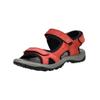Sandale IMAC "Imac Sandalen Leder", Kinder, Gr. 39, rot (rot, schwarz), Leder, casual, Schuhe