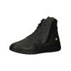Schnürstiefelette SOFTINOS "softinos Stiefelette Leder", Damen, Gr. 40, braun (military), Leder, casual, Schuhe