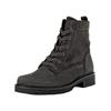 Schnürstiefelette GABOR "Gabor Stiefelette Nubukleder", Damen, Gr. 37, pepper, Nubukleder, casual, Schuhe
