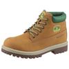 Schnürstiefel SKECHERS "SERGEANTS JOHN DEERE-DOZER", Herren, Gr. 48,5, grün (hellbraun, grün), Leder, kontrastfarbene Details, casual, Schuhe, Boots mit John Deere Collaboration