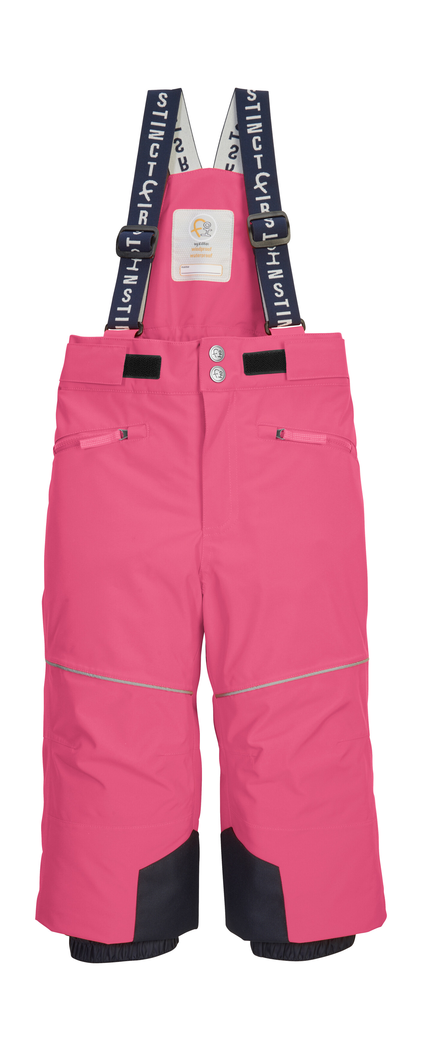 Skihose "FISW 48 MNS SKI PNTS", Kinder, Gr. 110/116, Normalgrößen, dunkelrosé, Oberstoff: 100% Polyester, Futter: 100% Polyester, Füllung: 100% Polyester, FIRST INSTINCT BY KILLTEC, Hosen, Wasser- und winddichte Schneehose mit Grow-Up-Funktion und... Image
